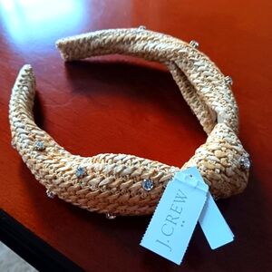 J. Crew Jeweled Woven Headband NWT